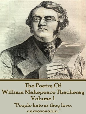 cover image of The Poetry of William Makepeace Thackeray, Volume 1